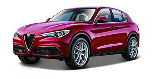 Bauer Spielwaren- Alfa Romeo Stelvio Modelo de coche a escala 1:24, assorted (Bburago 15621086R)