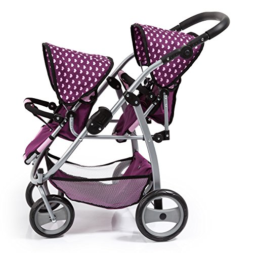 Bayer Design- Silla Gemelos Twin Tandem Violeta, Color Rosa, Morado. (26537AA)