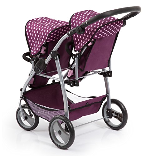 Bayer Design- Silla Gemelos Twin Tandem Violeta, Color Rosa, Morado. (26537AA)