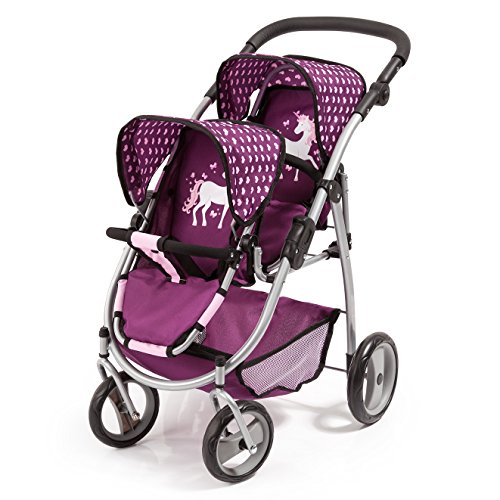 Bayer Design- Silla Gemelos Twin Tandem Violeta, Color Rosa, Morado. (26537AA)