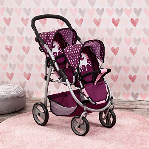 Bayer Design- Silla Gemelos Twin Tandem Violeta, Color Rosa, Morado. (26537AA)