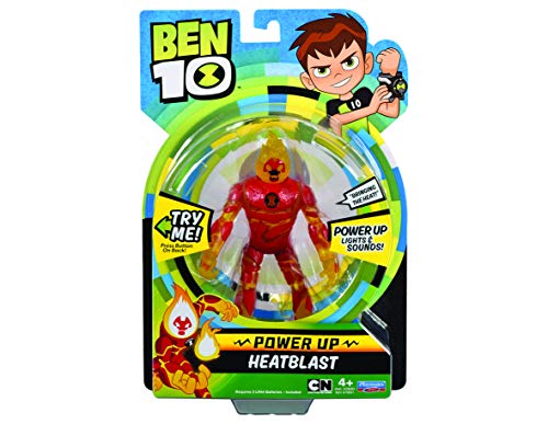 Ben 10 BEN01210 Heatblast Deluxe Power Up - Figura decorativa, multicolor , color/modelo surtido