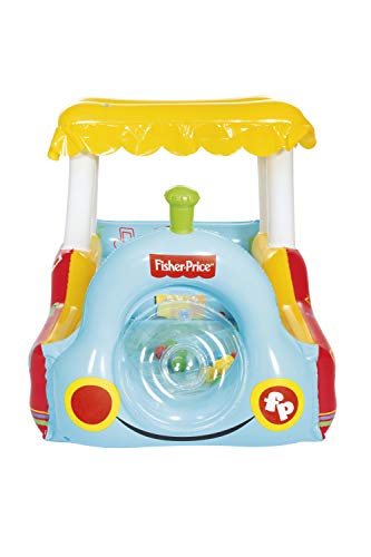 Bestway Fisher Price-Piscina Hinchable de Vapor con 25 Bolas de Juego, 132 x 94 x 89 cm, Color carbón (BW93537)