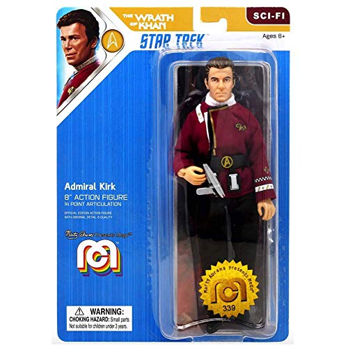 Bizak 64032872 Mego - Figura Star Trek Kirk de La ira de Khan, 20 Centimeters