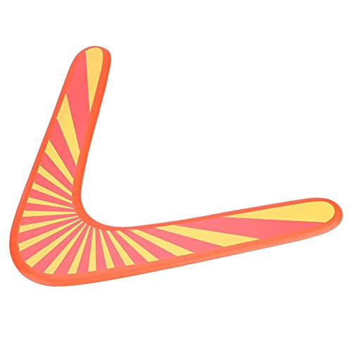 Boomerang De Madera Naranja Throwback En Forma de Boomerang Flying Disc Throw Catch para Niños Niños Juegos Al Aire Libre Regalo Deportivo Juguete