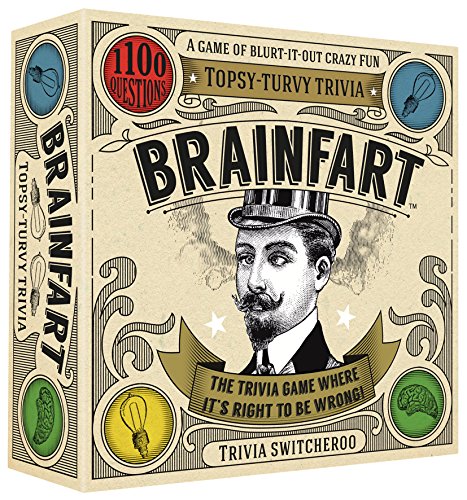 Brainfart Juego de Cartas de Trivia Topsy-Turvy de 21016