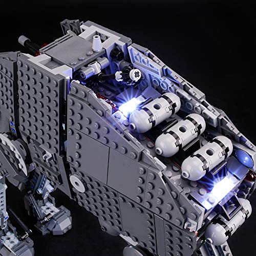 BRIKSMAX Kit de Iluminación Led para Lego Star Wars Episode VIII First Order Assault Walker,Compatible con Ladrillos de Construcción Lego Modelo 75189, Juego de Legos no Incluido