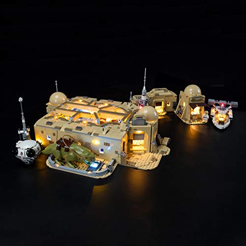 BRIKSMAX Kit de iluminación LED para Lego Star Wars Mos Eisley Cantina, complemento de Juego de Luces LED para Lego Set 75290 (no Incluye Modelo Lego)