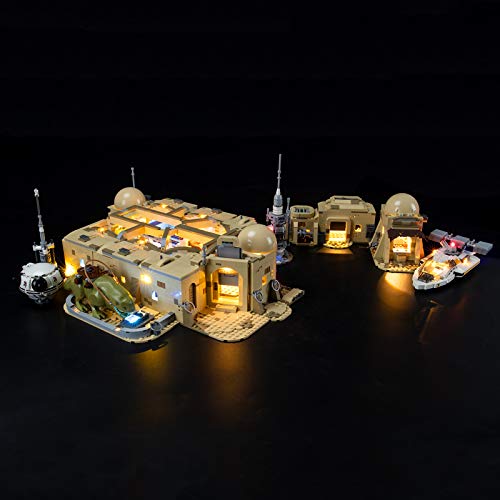 BRIKSMAX Kit de iluminación LED para Lego Star Wars Mos Eisley Cantina, complemento de Juego de Luces LED para Lego Set 75290 (no Incluye Modelo Lego)