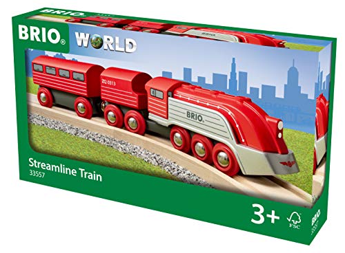 Brio 335576 Tren aerodinámico, BRIO Trenes-Vagones-Vehículos, Edad Recomendada 3+