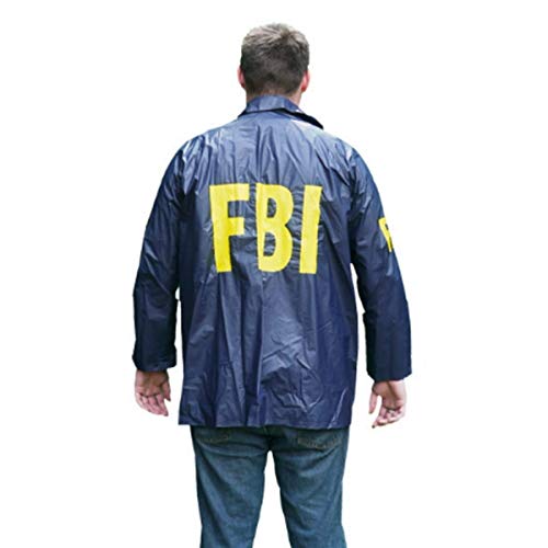 Burt Macklin FBI Windbreaker Costume Jacket - Adult Standard