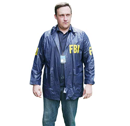 Burt Macklin FBI Windbreaker Costume Jacket - Adult Standard