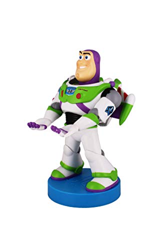 Cable guy Buzz Lightyear, soporte de sujeción o carga para mando de consola y/o smartphone de tu personaje favorito con licencia Toy Story 4 de Disney. Producto con licencia oficial. Exquisite Gaming