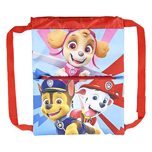 Cerdá, Saquito Guardería de Paw Patrol-Licencia Oficial Nickelodeon Studios Unisex niños, Multicolor, 270X330MM