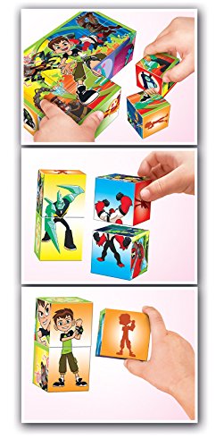 Clementoni 41507 Ben 10 – multiplay Puzzle Cubo, 12 piezas , color/modelo surtido