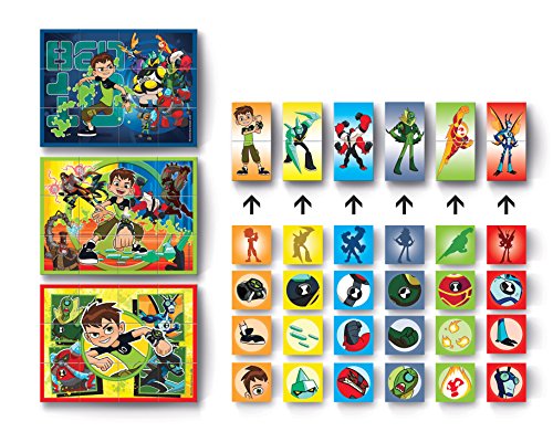 Clementoni 41507 Ben 10 – multiplay Puzzle Cubo, 12 piezas , color/modelo surtido