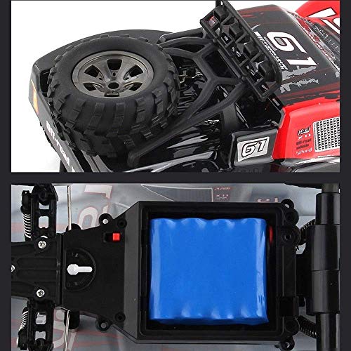 Coches RC Vehículo de todo terreno de oruga 4WD uno y dieciocho minutos Escala 25 kilometros / h teledirigido de radio de los coches de carreras eléctrico carrera rápida Buggy Hobby coche de radio con