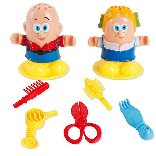 Colorido no venenoso para niños Barber Clay Juego Dough Hairstyle Juego de Juego Kit Clay Dough Mold Juego DIY Toy Juego de imaginación