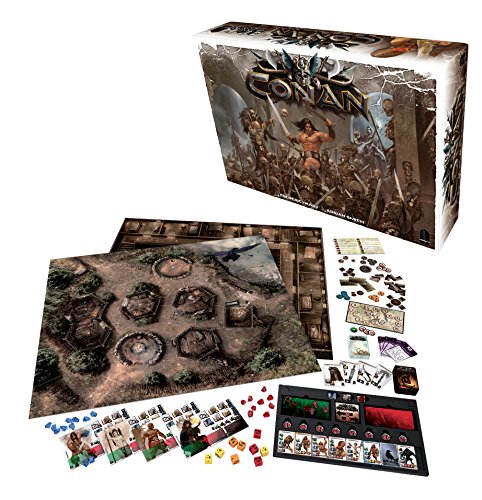 Conan - Juego básico Asmodee - Juego de Mesa - Juego de Figuras