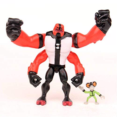 Conjunto de 9 Ben 10: Supremacía Alienígena Juguetes de Figuras de acción Colecciones de muñecas de PVC Conjuntos de Juguetes 3-12 CM