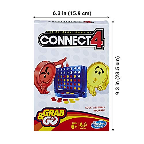 Connect 4 Grab and Go Juego (tamaño de Viaje)