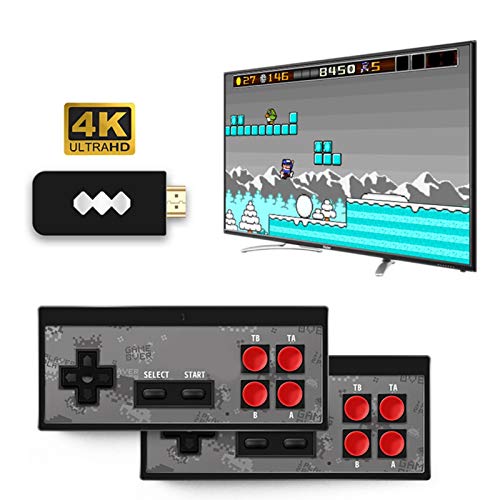 Consola De Juegos Retro, Consola Portátil De Videojuegos HDMI HD Consola, Juegos Clásicos Incorporados 568, Mini Controlador De Gamepad Portátil USB