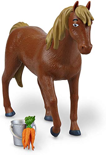 CRAZE Bibi & Tina 31223-Juego de 3 Figuras de Caballo Sabrina Amadeus Maharadscha para coleccionar y Jugar, Incluye Accesorios, Color carbón (31223)