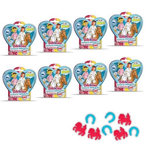 CRAZE INKEE Magisches Duftbad Badekonfetti XL Badeset Bibi & Tina Badespaß für Kinder B&T 29541-Set Aroma mágico y Confeti baño, Color para bañera. (29541)