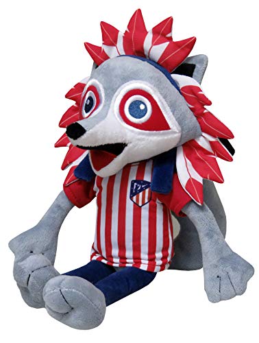 CYP BRANDS- Peluche 35 cm Indi Atlético de Madrid, Color rojiblanco (M-01-ATL)