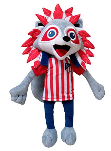 CYP BRANDS- Peluche 35 cm Indi Atlético de Madrid, Color rojiblanco (M-01-ATL)