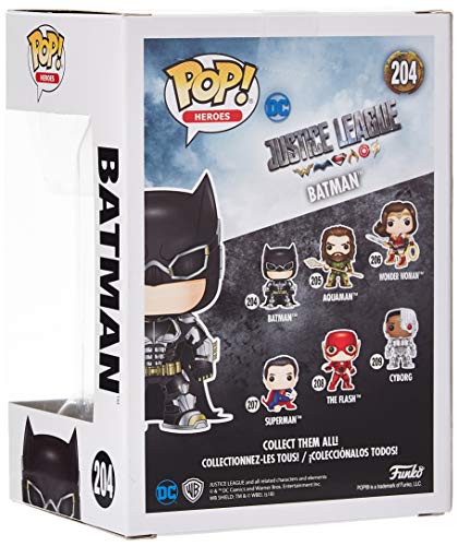 DC-Funko Pop Vinyl Figura de Vinilo Batman, colección Justice League, Multicolor 13485