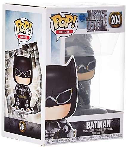 DC-Funko Pop Vinyl Figura de Vinilo Batman, colección Justice League, Multicolor 13485