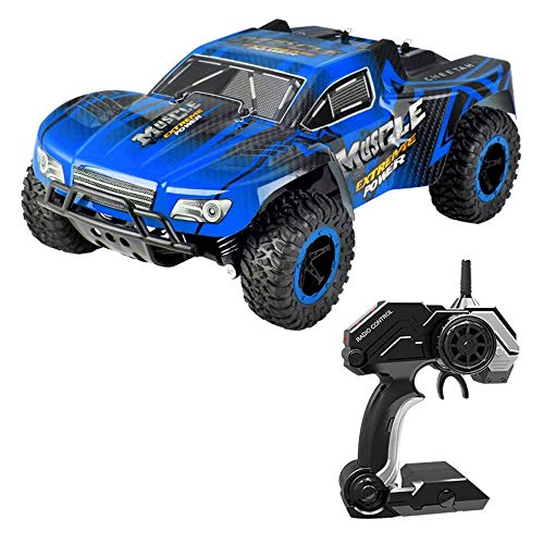 Decoración de escritorio remoto 2.4G control de velocidad de carreras de coches ndependent Suspensión del monstruo fuera de la carretera 25 kilometros escalada Race Car / h RC Muscle Extreme Monster T