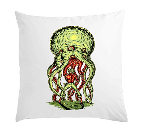 Desconocido Alien Attack Cosmic Horror Survival Almohada Blanca 40x40cm