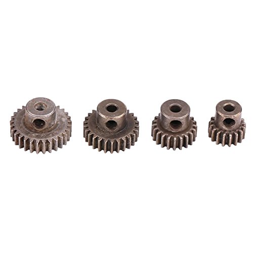 Dilwe RC Motor Gears, 21T/29T/17T/26T Accesorio de Pinones de Acero para HSP94111 94123 1:10 RC Coches