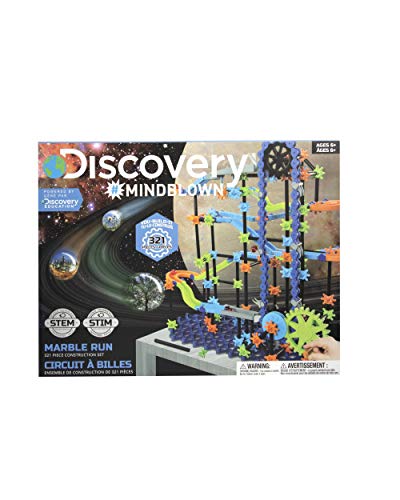 Discovery, Pista, Juego canicas Circuito, Piezas construccion, Juguetes para niños, Color Azul (6000343)