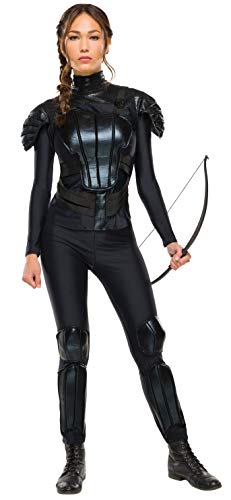 Disfraz de Lujo de Katniss, de la película «Los Juegos del Hambre», de Rubie'S, Talla Grande (Pecho 102 a 107 cm, 89 a 97 cm, Entrepierna 76 cm)