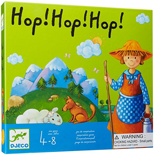 Djeco 81237 Hop! hop! hop! Juego de cooperación, Multicolor