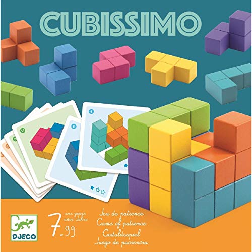 DJECO- Juegos de acción y reflejosJuegos educativosDJECOJuego Cubissimo, Multicolor (15)