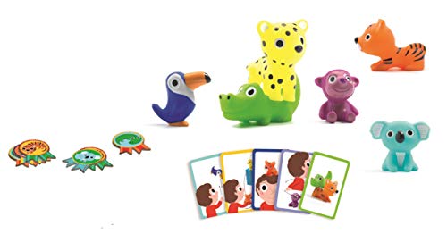 DJECO- Juegos de acción y reflejosJuegos educativosDJECOJuego Little Action, Multicolor (15)