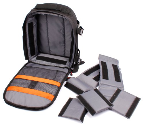 DURAGADGET Mochila para Drone Parrot Bebop + Funda Impermeable - con Compartimentos Internos