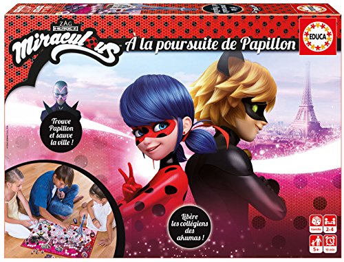 Educa Jeu Miraculous Ladybug : A la Poursuite de Papillon, 17610