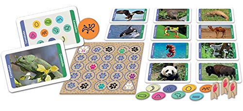 Educa- Planeta Tierra-Speed Animals Juego de Mesa, Multicolor (18709)