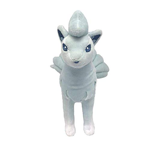 EREL Peluche Juguetes Pokemon Lindo Sol y Luna Alola Ninetales Nueve Colas Zorros Peluches Suave muñeca cumpleaños niños 25 cm Dedu