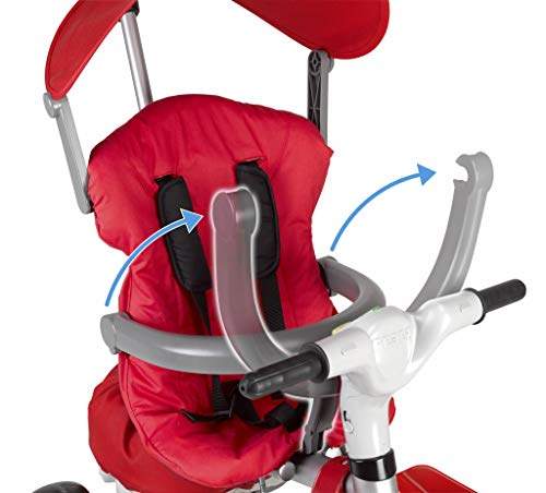 FEBER- Triciclo evolutivo Baby Plus Music Prime (Famosa 800012146), Multicolor