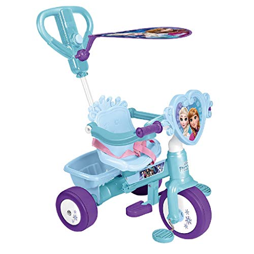 FEBER - Triciclo y cochecito de paseo Frozen (Famosa 800011814)