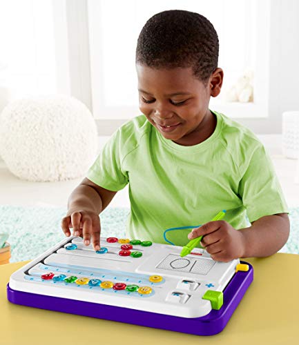 Fisher-Price- Tablero Matemático Juguete Educativo Niño, Multicolor (Mattel FNK69)