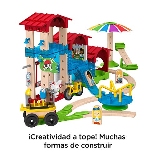 Fisher-Price Wonder Makers Mini escuela, juguetes construcción niños +3 años (Mattel GFP82)