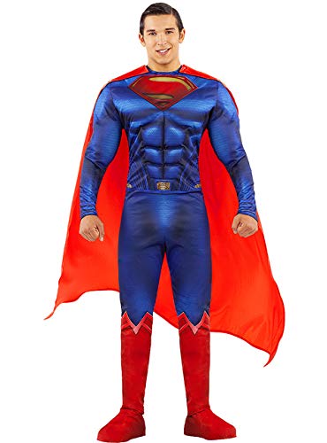 Funidelia | Disfraz de Superman - La Liga de la Justicia Oficial para Hombre Talla XL ▶ Hombre de Acero, Superhéroes, DC Comics, Justice League