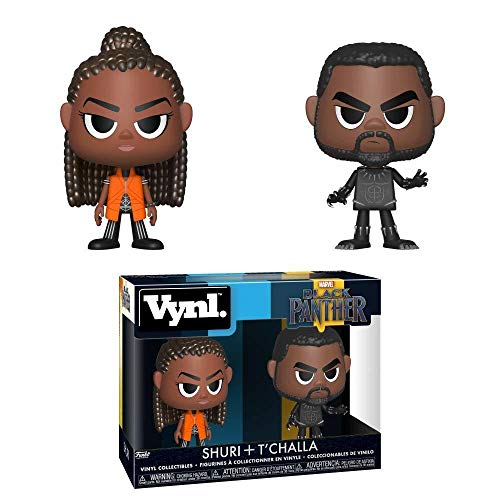 Funko 34967 VYNL - Paquete de 2 Unidades, 4 Pulgadas, Pantera Negra y Shuri, Multi